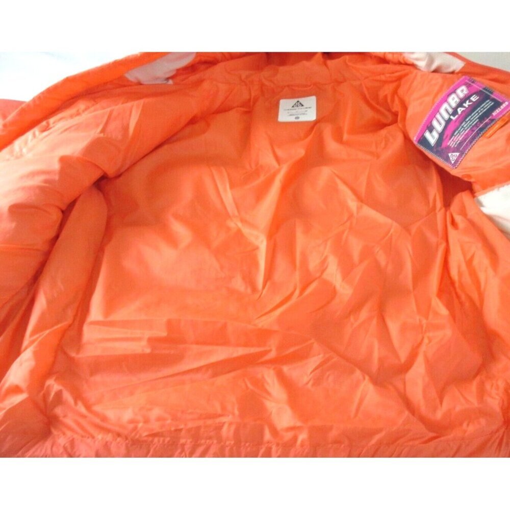 Nike Women's ACG Lunar Lake Therma-FIT ADV Hooded Jacket Wild Mango Size Small - Picture 6 of 11